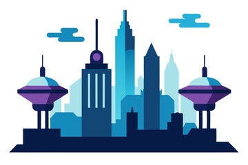 city skyline silhouette