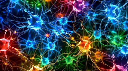 Intricate visual representation of the human brain s complex neural network structure