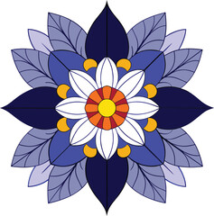 Flower vector illustration and art 14