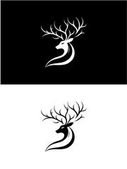 Elegant Deer Silhouette Logo Design for Eco-Friendly & Outdoor Brands