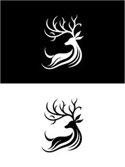 Elegant Deer Silhouette Logo Design for Eco-Friendly & Outdoor Brands