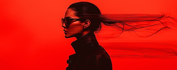 A conceptual fashion photoshoot where classic analog film grain meets futuristic augmented reality overlays, avant-garde styling, experimental lighting, high-fashion aesthetic, editorial photography