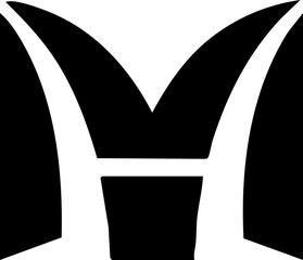 Letter M Outline Logo
