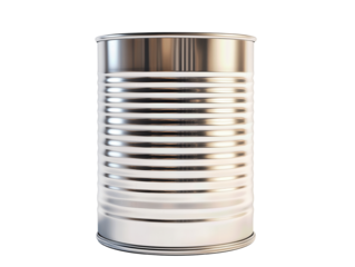 tin can isolated on white