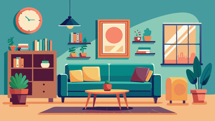 interior design concept with living room furniture