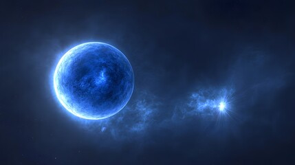 Obraz premium Night Sky Filled with Stars in Dark Blue Infinite Calmness