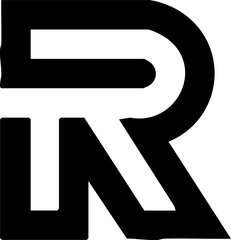 Letter R Outline Logo
