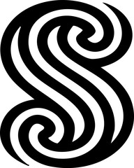 Letter S Outline Logo