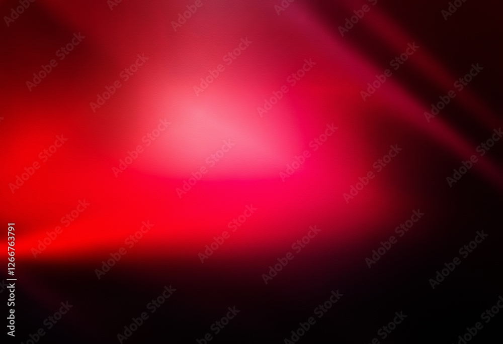 Poster Grainy red gradient texture background with dark shades. Abstract image with light and shadow play creating a textured surface.