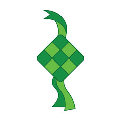 Ketupat Illustration