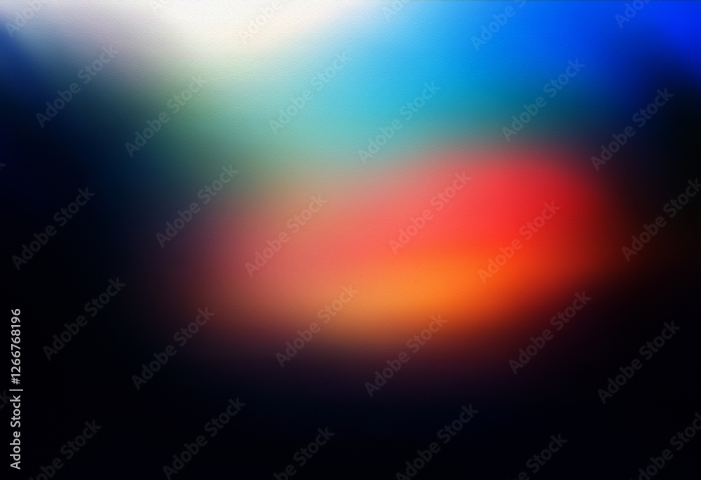 Fototapete grainy texture background with vibrant color gradient. soft, colorful gradient with grainy texture o