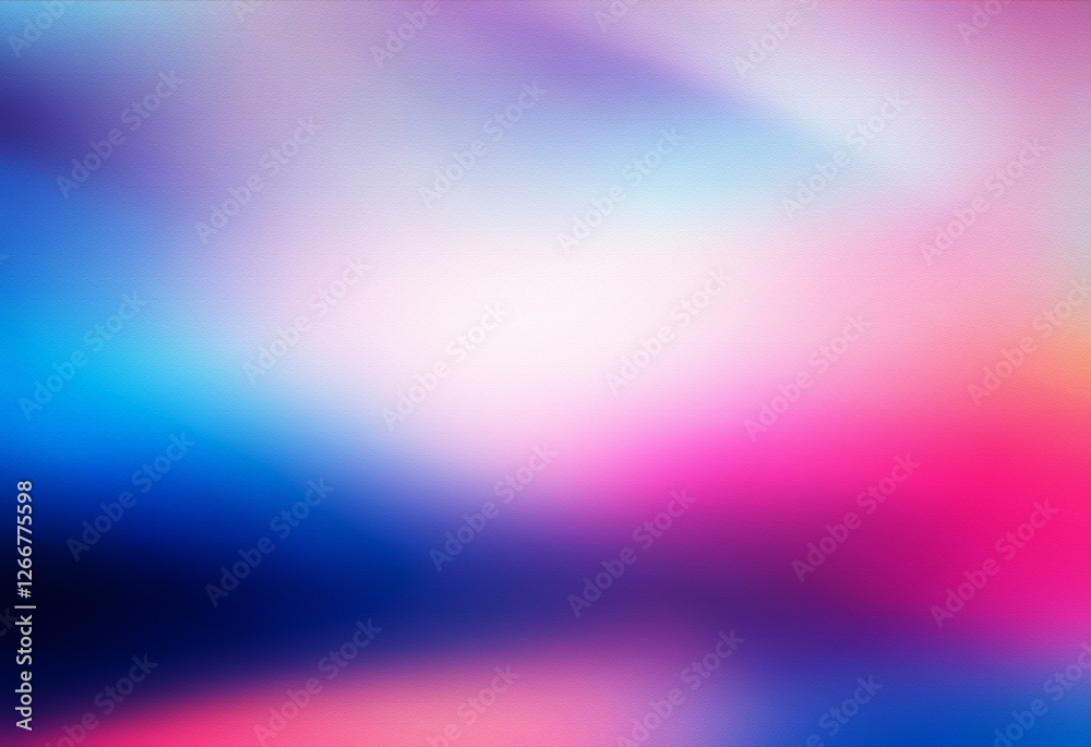 Leinwandbilder grainy texture gradient background with a smooth color transition. vibrant blue, pink, and white hue