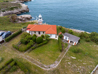 Faro de Punta del Torco de Afuera en Suances, Cantabria