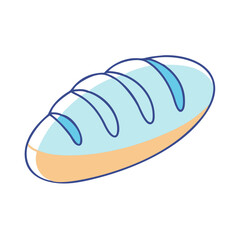 bread icon, bread vector illustration-simple illustration of bread, perfect for bread logos and icons