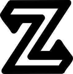 Letter Z Outline Logo