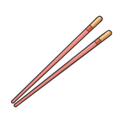 chopsticks icon, chopsticks vector illustration-simple illustration of chopsticks, perfect for chopsticks logos and icons