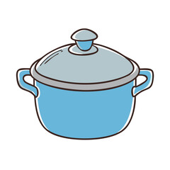 cooking pot icon, cooking pot vector illustration-simple illustration of cooking pot, perfect for cooking pot logos and icons