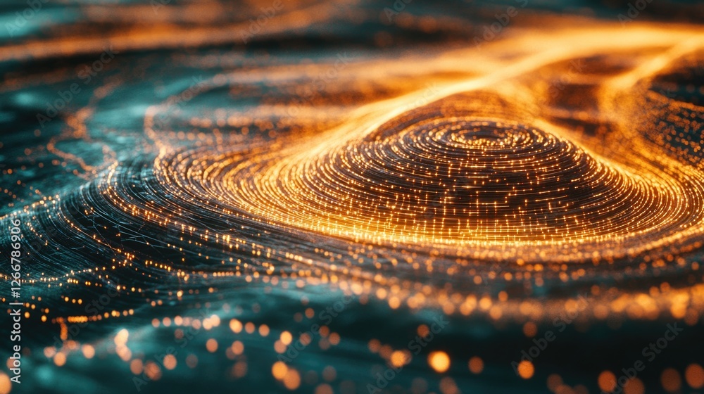 Aufkleber a close-up view of a rolling wave in the ocean