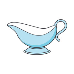 gravy boat icon, gravy boat vector illustration-simple illustration of gravy boat, perfect for gravy boat logos and icons