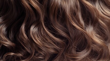 Fototapeta premium A detailed view of a woman's long brown locks, perfect for beauty or lifestyle compositions