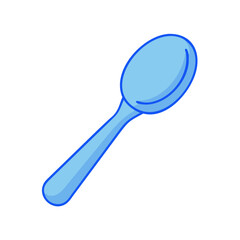 spoon icon, spoon vector illustration-simple illustration of spoon, perfect for spoon logos and icons