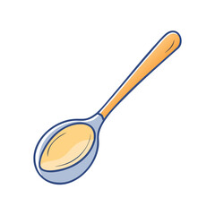 stirring spoon icon, stirring spoon vector illustration-simple illustration of stirring spoon, perfect for stirring spoon logos and icons