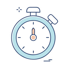 timer icon, timer vector illustration-simple illustration of timer, perfect for timer logos and icons