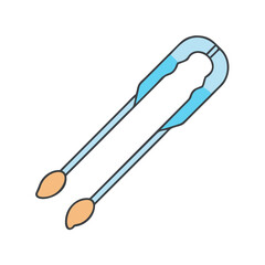 tongs icon, tongs vector illustration-simple illustration of tongs, perfect for tongs logos and icons