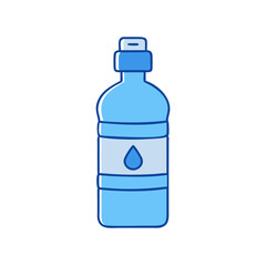 water bottle icon, water bottle vector illustration-simple illustration of water bottle, perfect for water bottle logos and icons