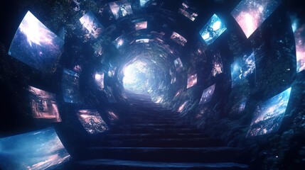 Digital Communication Network in Cosmic Space