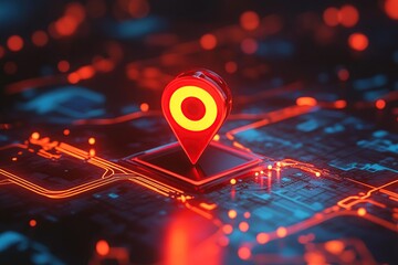 Digital Location Tracking System: GPS Navigation, Map Integration,  Real-time Updates, Precise Positioning, Advanced Algorithms