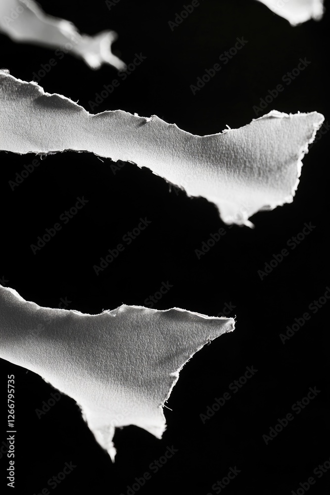 Aufkleber a close-up shot of a blank paper with a simple texture