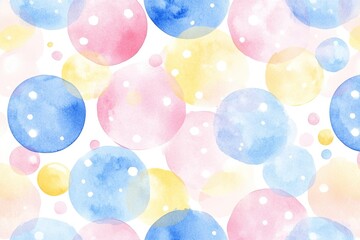 Colorful balloons in a whimsical illustration