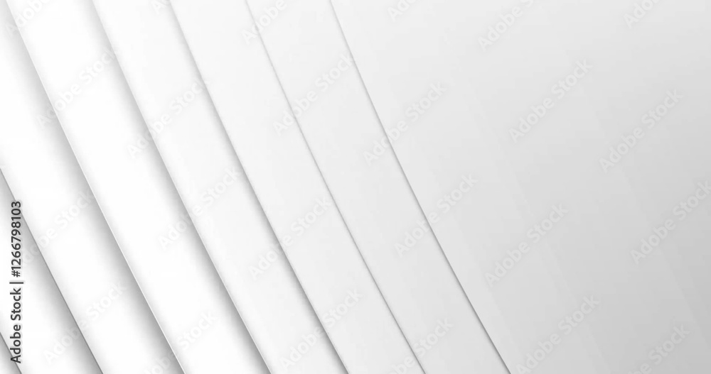 Poster image of white circles pulsating on seamless loop