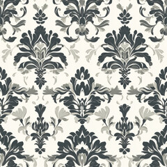 Fototapeta premium floral damask wallpaper 