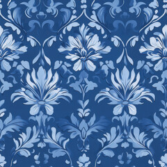 Obraz premium floral damask wallpaper 