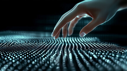 Futuristic Holographic Network Interface for Digital Optimization