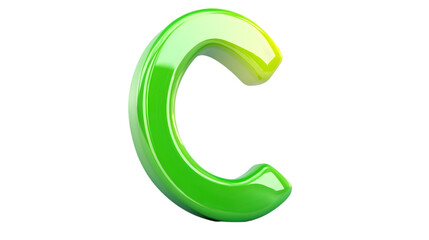 Fototapeta premium Green phone icon with accept symbol in a circle, call answer button. transparent Background, clipping path - 