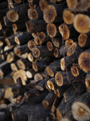 beautiful brown vertical firewood background