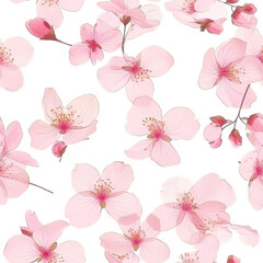 CLEAN MINIMALISTIC BABY PINK FLORAL PATTERN FOR OCCUPATIONAL THERAPIST white background 