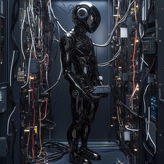 robot technology background