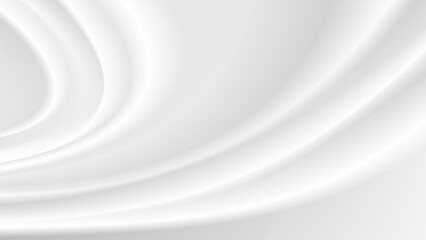 abstract wrinkles white silk cloth fabric wave overlapping with light and shadow. white and gray texture background. copy space for web design. vector illustration