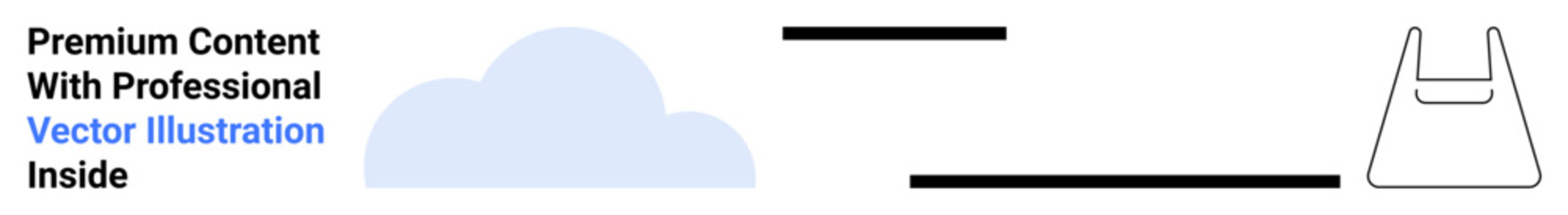 Cloud and plastic bag graphics emphasize contrast between nature and pollution. Ideal for environmental campaigns, climate change awareness, sustainable practices, eco-lifestyle, educational tools