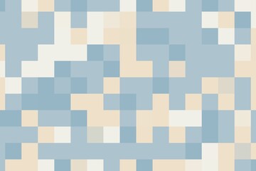 Soft blue pastel pixelated square pattern with a gentle gradient effect. Minimalist geometric background concept