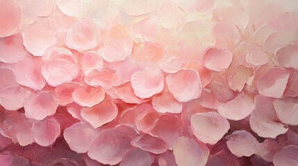 Obraz premium Delicate Petals in Shades of Pink with Soft Gradients Creating an Abstract Floral Background