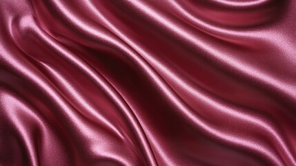 Fototapeta premium A red fabric with a wave pattern. The fabric is very soft and looks like it is made of silk