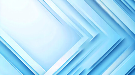 Obraz premium Minimal geometric background with layered blue shapes