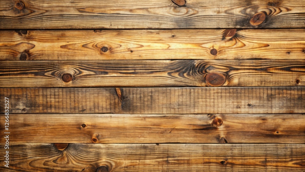 Leinwandbilder rustic weathered wood planks background texture horizontal grain pattern ideal for design projects