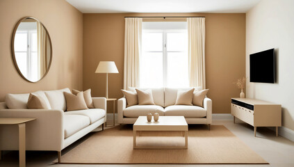 Fototapeta premium Living room style, Minimalism style Living room style