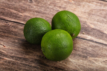 Green sour tropical Lime fruit